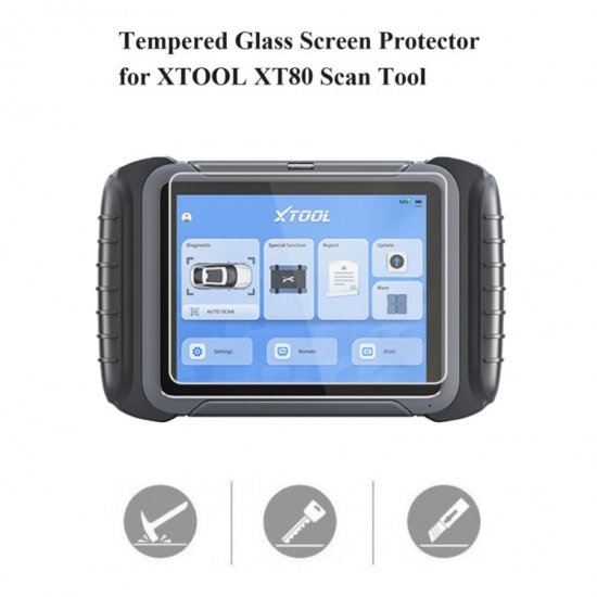 Tempered Glass Screen Protector Cover for XTOOL XT80 XT80W - Click Image to Close